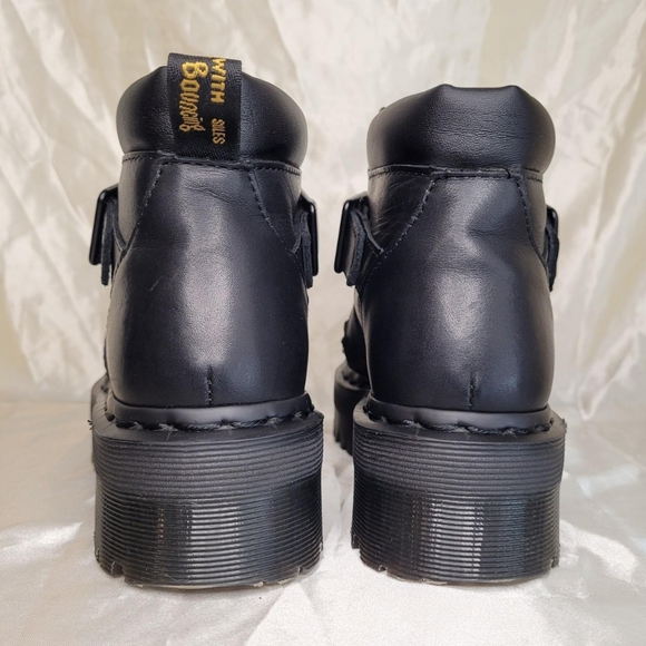 Dr. Martens Beaumann black leather platform ankle boots - Picture 5 of 7